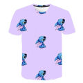 Children Boys Girls stitch T shirts summer short sleeve kids Stich tops cartoon casual kids clothes Disney Stitch boys t-sh. 