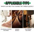 Multicolor Portable Needle Threader With Hook Sewing Machine Fast Threader Quick Automatic Changer Clothing Sewing Accessories. 