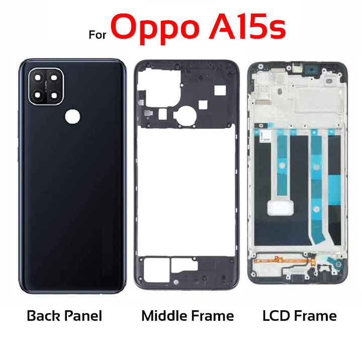 Full%20Body%20Housing%20For%20Oppo%20A15/A15s%20Front%20LCD%20Frame%20Panel,%20Middle%20Bezel%20Frame%20and%20Back%20Panel%20-%20Image%202