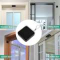 Multi Function Punching Free Black Door Closer Household Balcony Restaurant Automatic Rebound Door Closer - black.