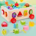 Shape Sorter Carrot Harvest Game Shape Sorter Toy for Toddlers Boys Children. 