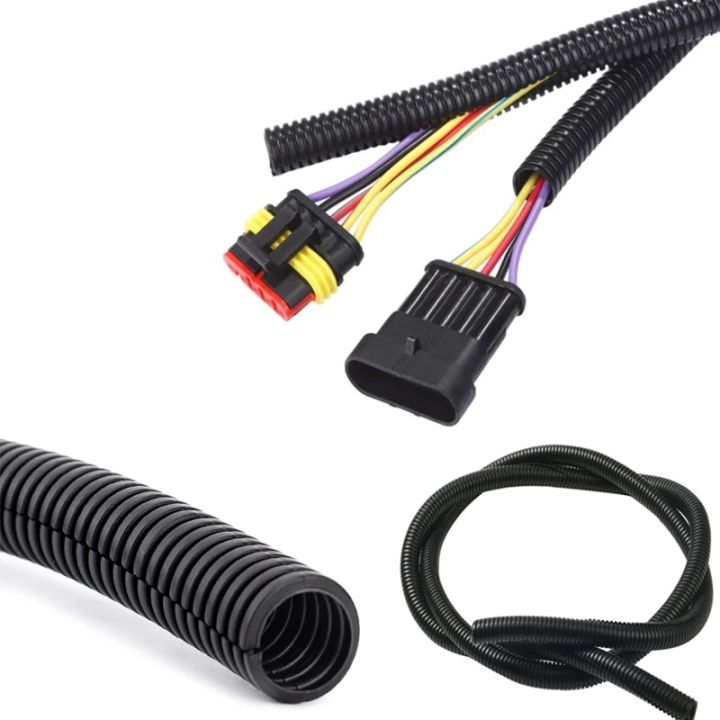 3/1m%20Insulation%20Corrugated%20tube%20pipe%20nylon%20wire%20harness%20casing%20Cable%20Sleeves%20cord%20duct%20cover%20auto%20car%20Mechanical%20line%20protecter%20-%20Image%203