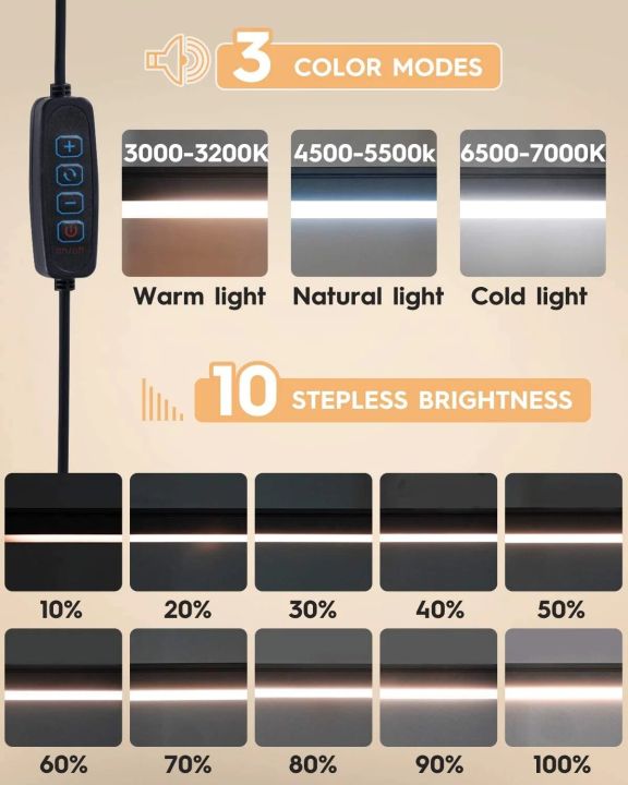 LED%20Desk%20Lamp%20with%20Clamp,%2010W%20Swing%20Arm%20Desk%20Lamp,%20Eye-Caring%20Dimmable%20Desk%20Light%20with%2010%20Brightness%20Level,%203%20Lighting%20Modes%20-%20Image%206