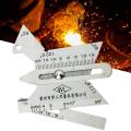 Professional Welding Seam Gauge, Gaps Inspection Ruler Bead Gage Welded Surfaces Joints. 