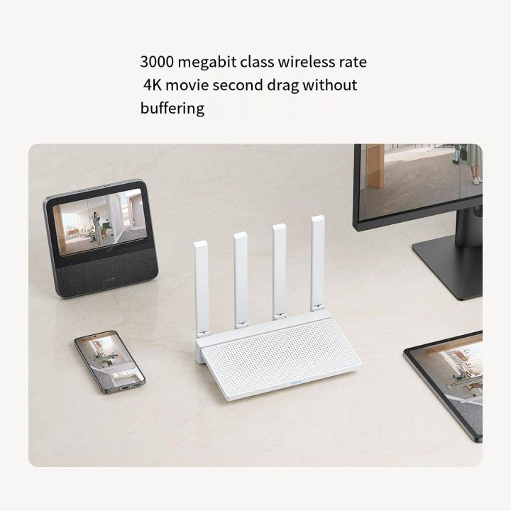 NEW%20Xiaomi%20Redmi%20AX3000T%20Router%20WiFi%206%202.4GHz%205GHz%201.3GHz%20CPU%202X2%20160MHz%20WAN%20LAN%20LED%20NFC%20Connection%20For%20Home%20Office%20Games%20Mi%20-%20Image%205