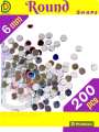 6mm (0.6 cm) Round Shape Mirror for Lippan Art, Jewellery Making, Arts & Crafts Mosaic Tiles, Embroidery Works in Cloths. 