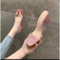 Fashionable Box Balance Heel shoes for Women. 