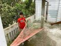 Hand Made Dulna Adult Rope Bed Hanging Dulna Use For All People Large Swing Rope Bed Rattan Dulna 1pcs - (Random Color ).