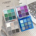 9 Colors Glitter Eyeshadow Palette Purple Violet Shimmer Pearlescent Matte Acrylic Eye Shadows Palette Waterproof Eye Make Up. 