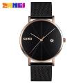 SKMEI Men Quartz Wristwatches Women Watches 30M Waterproof Big Dial Calendar Quartz Watch relogio masculino 9183. 