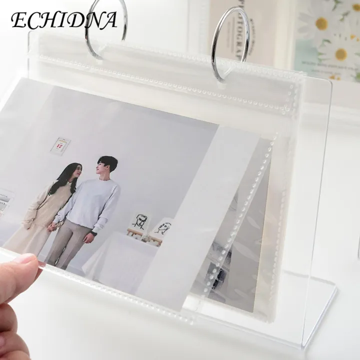 Photo%20Display%20Stand%20Compact%20Acrylic%20Flip-up%20Mini%20Photo%20Album%20Showcase%20Memories%20with%2034/68%20Pockets%20Perfect%20Tabletop%20Picture%20Display%20Stand%20Double-sided%20Photo%20Display%20Stand%20-%20Image%204