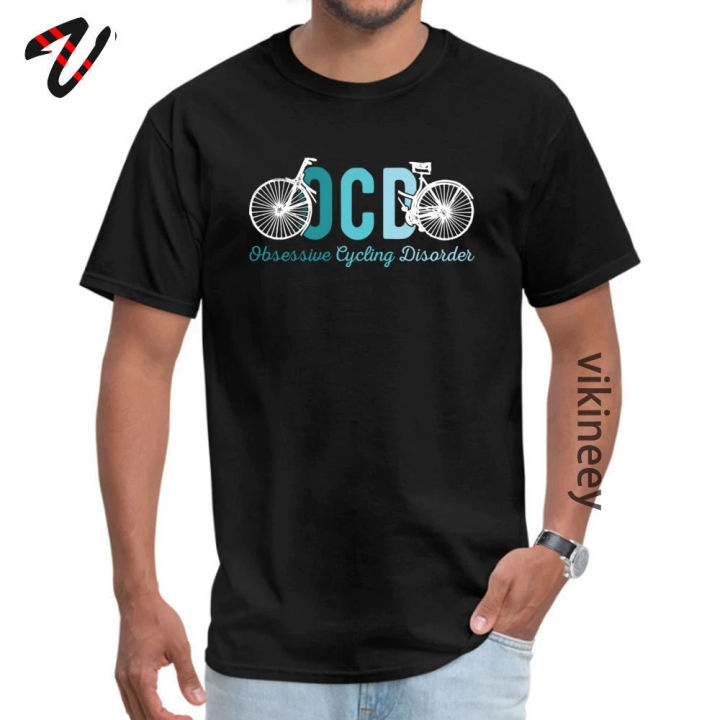 Cycling Biker Black 100% Cotton Tees for Students Customized T
