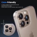 For Apple iPhone 16 Pro Max / iPhone 16 Pro 2024 3PCS Camera Lens Protector Rings Aluminium+Tempered Glass Scratch Resistant. 