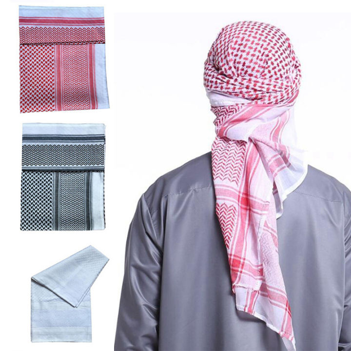 Tactical Shemagh Scarf Arab Keffiyeh Scarf Arabic Cotton Paintball Hunting Camouflage Head Scarf Airsoft Face Mask