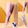 Fast Plastic Egg Roll Hair Waving Iron 4 Gear Professional Big Wave Hair Curler 32mm Water Ripple V-Shaped Hair Curling. 