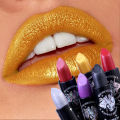 Lipstick - Lip Tint - Lip Gloss - Diamond, Pearlescent, Metallic, Natural Effect - Long Lasting, Waterproof, Glitter, No-Budge, Non-stick Cup - Lip Make Up Cosmetic. 
