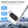 Google Pixel 9 Pro XL Transparent Clear Slim Soft TPU Cover. 