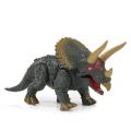 NYT Remote Walking Dinosaur Triceratops Toy Model Eyes Light Up Sound Kids Gift -. 