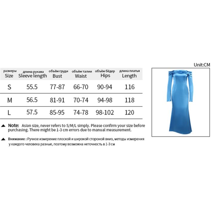 Women's%20Solid%20Color%20Satin%20Long%20Dress,%20Slit%20Long%20Sleeve%20Off%20Shoulder%20Backless%20Back%20Zipper%20Slim%20Dress%20for%20Party%20Club%20-%20Image%208