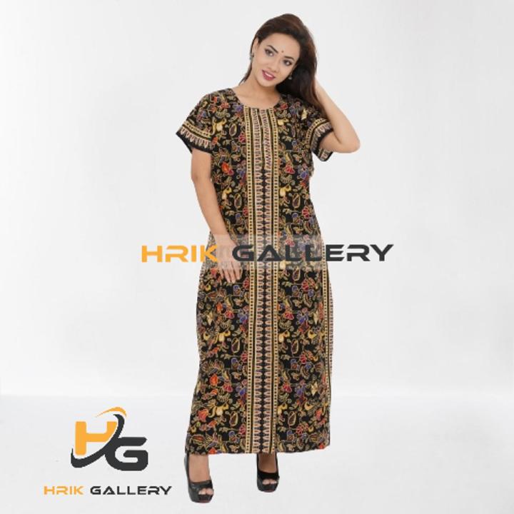 Joypuri Cotton Maxi Comfortable Night Wear Night Dress Night Gown Sleep Wear for Women