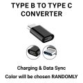 USB type B to type C converter Type C fast charging adapter. 