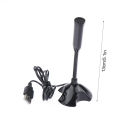 3.5mm Laptop Microphone USB Desktop Stand Mic With Holder For Studio Speech Singing Gaming Streaming Eatop. 