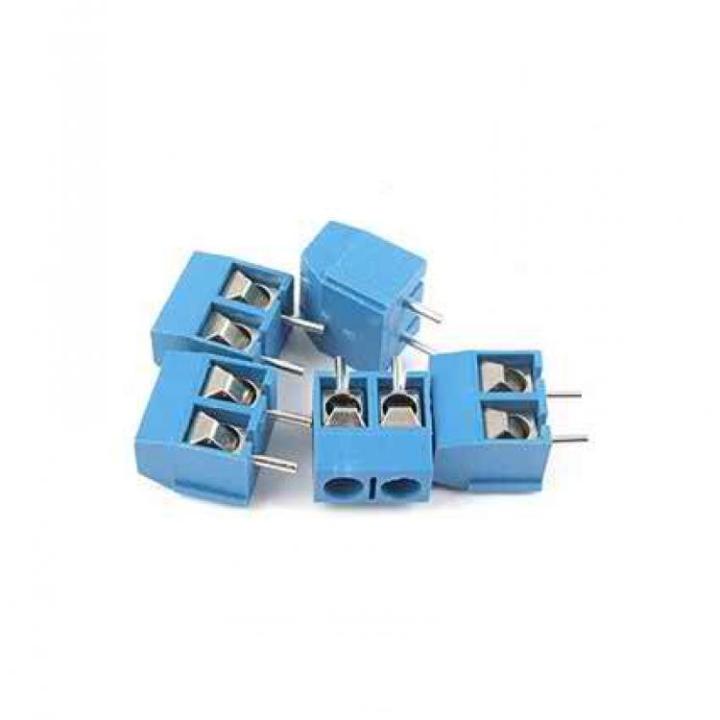 2 Pin Plug-In Screw Terminal Block Connector- 5pcs