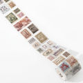 Stamp Paper Tape Natural Post Office Series Retro Plant Architecture Decoration Collage Creative Decoration Tapes Old Island Letterhead Series Great for Bullet Journal Supplies, Arts, Scrapbook, DIY Crafts, Diary,Gift Wrapping. 