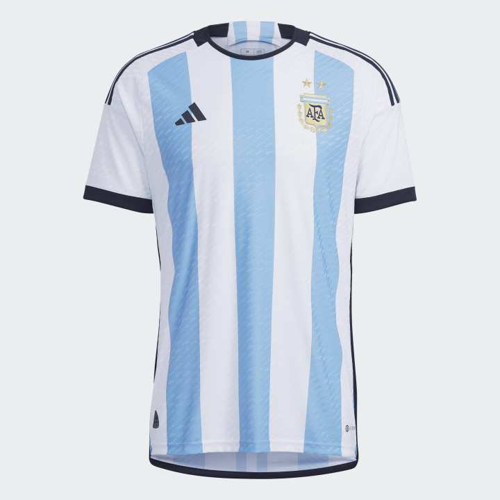 New Qatar Football  World Cup 2022 Argentina Team Home Official Jersey  Player Eddition Half sleeve