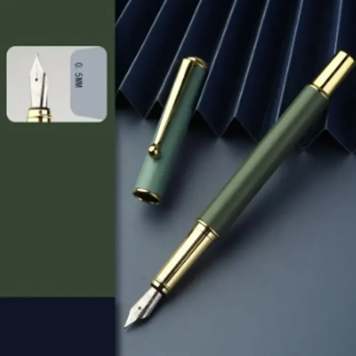 Morandi Green best looking metal body Fountain Ink pen gift item ...