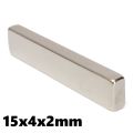 15mm Magnet 15x4x2mm Rectangular Neodymium Magnet 15x4x2mm Industrial Super Strong Neodymium Magnets Super Strength Permanent Magnet.