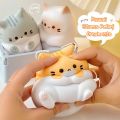 Kawaii Cat Stress Relief Squishy Toy PU Slow Rising Squeeze Antistress Ball Cartoon Table Ornaments Birthday Gift For Girls.