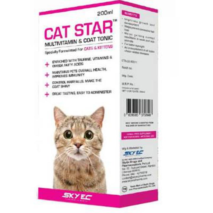 Cat Star Multi Vitamin & Coat Tonic For Cats And Kittens 100ml