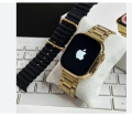 Apple Ultra Watch ( Gold Edition ), Mobile Phones & Gadgets Watch 8 Ultra Gold Edition Smartwatch with Sports Mode 49MM Gold and Orange Belt Smartwatch. 