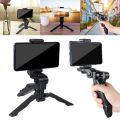 Flexible Smartphone Stand + Tripod - Mini Handheld Stabilizer Tripod with Mobile Holder For Phone Video Vlog Go Pro Stand up and down 90° - Mobile Stnad. 