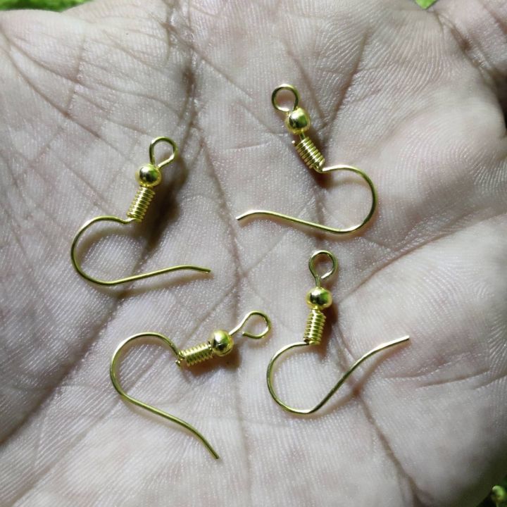 20%20Pair%20Golden%20Earring%20Hook%20Fish%20Hook%20DIY%20Accessory%20Jewellery%20Findings%20-%20Image%202