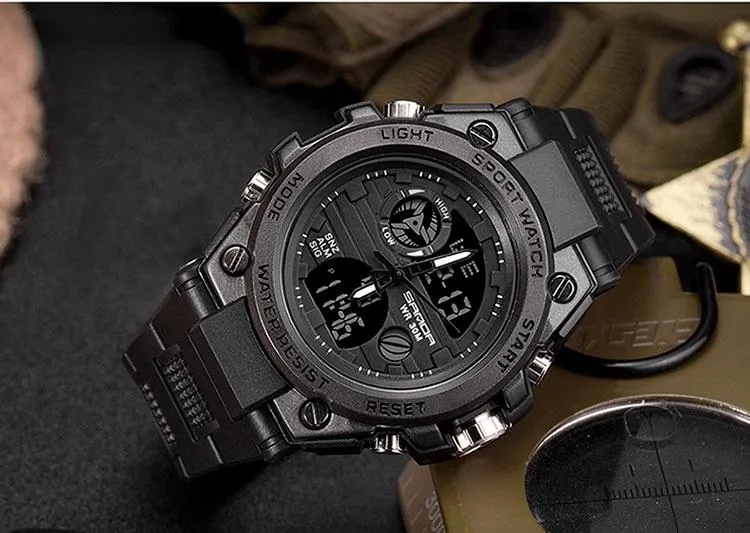 G Shock Watches mens Military Sport Gshock Style Dual Display Male