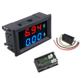 DSN-VC288 VC288 DC 100V 10A Voltmeter & Ammeter Blue & Red LED Amp Dual Digital Volt Meter Voltage Current Meter Mini Digital Voltmeter Ammeter Testers 0.56″ LED Display.