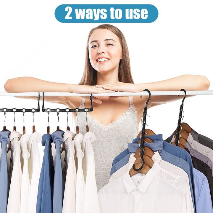 1/2/3Pcs%20Home%20Multifunctional%20Magic%20Plastic%20Hanger%20Foldable%20Rotary%20Hanger%20Save%20Cabinet%20Space%20Drying%20Rack%20Clothes%20Storage%20Tool%20-%20Image%206