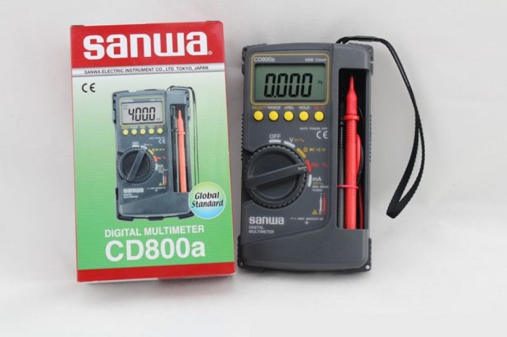 SANWA%20DIGITAL%20Multimeter%20CD800a%20DMM%204000%20Volt%20counter%20tester%20meter%20Japan%20-%20Image%209