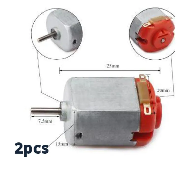 3-6V DC Motor Micro Motor For Small Toy- 2pcs by Akram Electronics ...