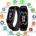 【User-friendly】 M6 Men Women Fitness Sports Smart Band Bracelet IP67 Music Heart Rate Take Pictures Smartwatch For.