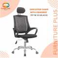 (FP-M-23-) Executive office chair V-mash Black Revolving Chair with Headrest Chair-good quality. 