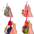 Internet Celebrity Windproof Pink Flame Radish Knife Lighter Retractable Foldable Creative Inflatable Very Silky Decompression.
