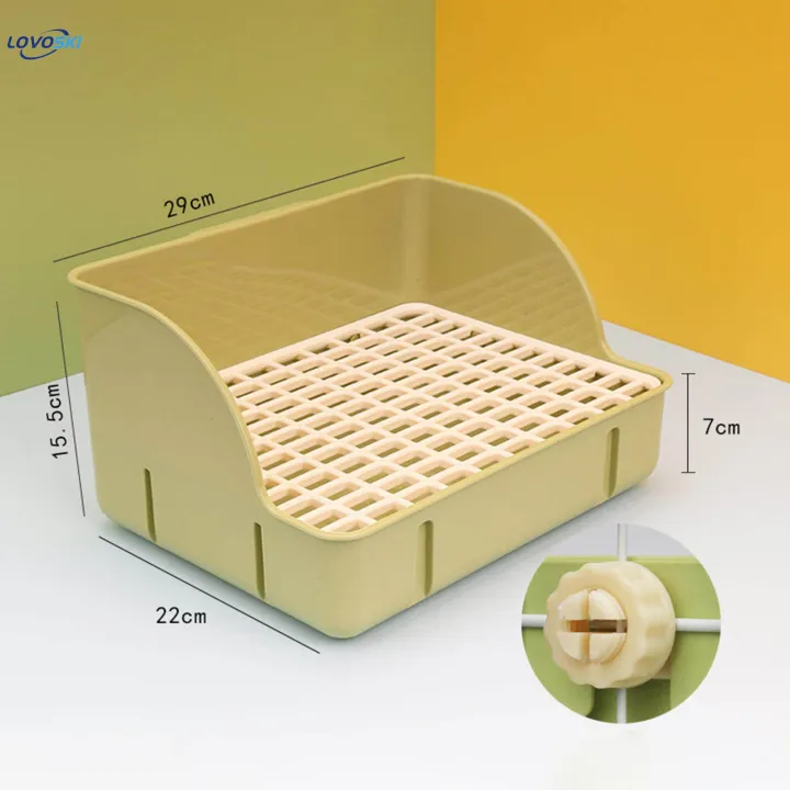 Rabbit%20for%20Cage%20Small%20Animals%20Litter%20Tray%20Durable%20Corner%20Toilet%20Box%20for%20green%20pp%20mesh%20-%20Image%204