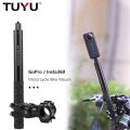 Motorcycle Bicycle Invisible Handlebar Mount Bracket Monopod for GoPro Max Hero 9 Insta360 X2 Sony Camera Moto Bike Accessories. 