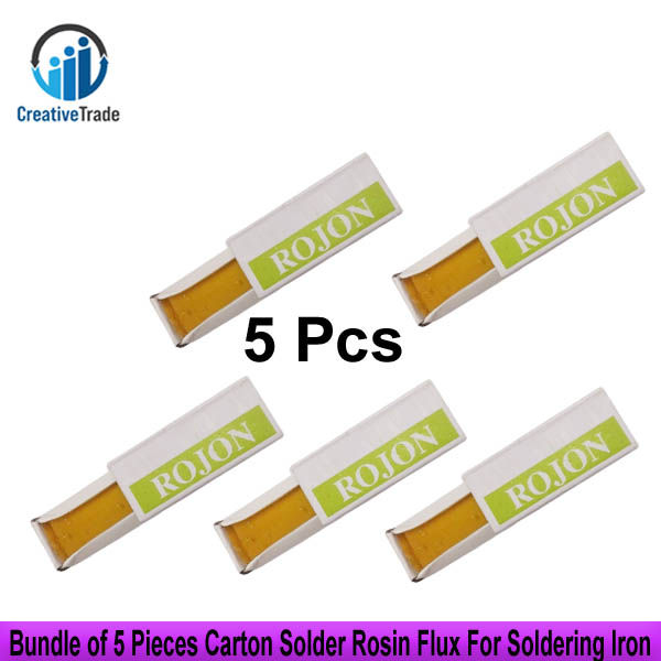 Lot De 5 Flacons De Flux à Souder Rosin 50 Ml + 5 Aiguilles Applicatrices - Pour Soudure électronique