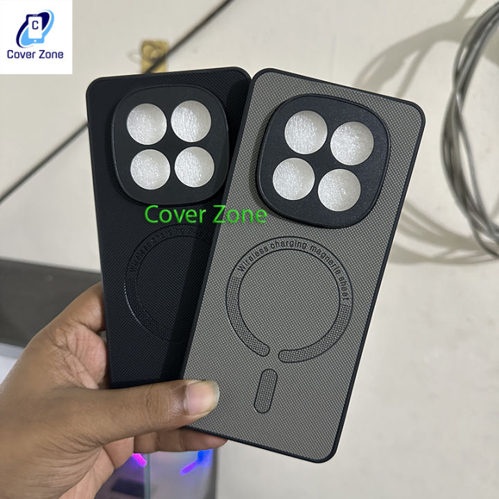 Xiaomi Poco X7 Magnetic Carbon Fiber Magsafe Charges Aramid Fiber Phone Case For Xiaomi Poco X 7 Back Cover