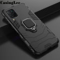 【3C VictoryEagle】Protect Cover Samsung Galaxy A12 Case Shockproof Armor Stand with Holder Car Magnetic Ring Back Cover For Samsung A12 For girls and Boys.