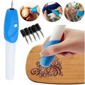 Electric Engraving Pen Jewelry Engrave Pen DIY Wood Glass Metal Engraver Pen Carve Engraving Tool.